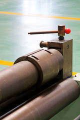 Old metal roller
