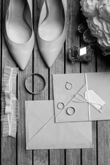 Set of bridal accessories
