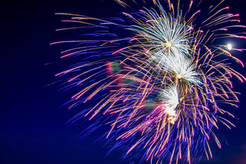 Obraz premium fireworks on sky