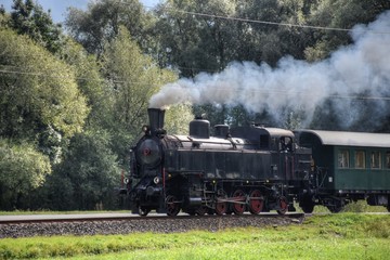 Österreich, Osttirol, Lienz, Pustertalbahn, Dampflok, Dampf, Sonderzug, Rauch, Baureihe, 93, BBÖ,...