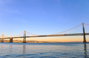 Fototapeta na wymiar Bay Bridge from San Francisco to Oakland