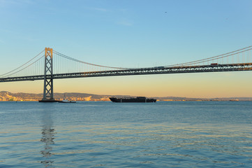 Fototapeta na wymiar Bay Bridge from San Francisco to Oakland