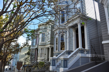 Victorian houses in San Francisco