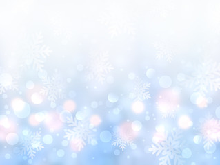 Obraz na płótnie Canvas 雪と光の背景