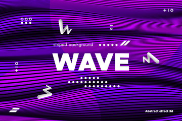 Abstract Ultraviolet Linear Background.