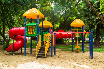 children playground in the park