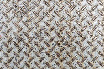 pattern style of steel floor for background