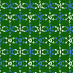 Pattern from snowflake without seam