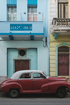 Old Timer Parked In The Street