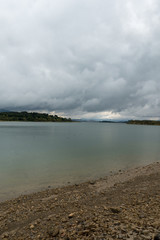 The reservoir of ullibarri-gamboa in Álava, Basque Country