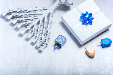 Jewish holiday Hanukkah background 