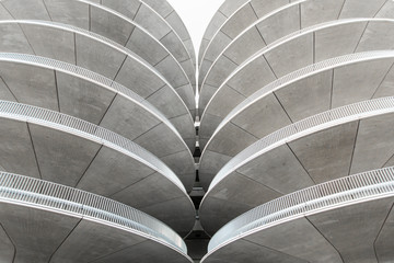 Spiral grey building