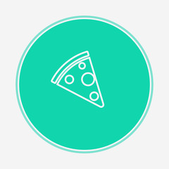 Pizza vector icon sign symbol