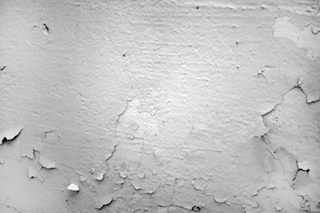 Old concrete wall with rust and cracks