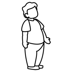 Obraz premium avatar man icon