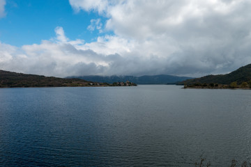 The reservoir of ullibarri-gamboa in Álava, Basque Country