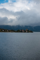 The reservoir of ullibarri-gamboa in Álava, Basque Country