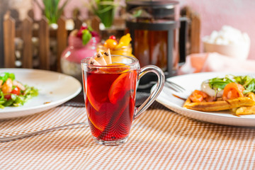Cup of tea, mulled wine