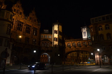 Fototapeta na wymiar Frankfurt am Main at night