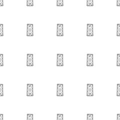 Geometric background with rectangles. Black and white illustration, seamless pattern. Design for wallpaper and cover.