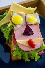 бутер, рожица, fun