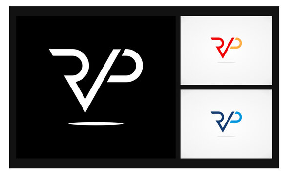 letter RVP monogram logo