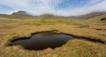 The beautiful lakes of Faroe Islands