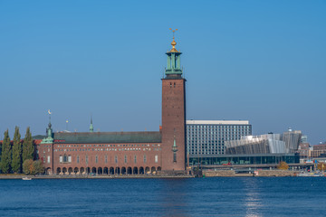 Fototapeta premium Sweden, Stockholm, city beautiful view