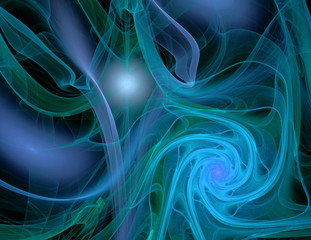 abstract multicolored fractal pattern