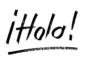 Hola! -  marker pen lettering © Roman Sigaev