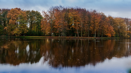 Autumn and its reflection !!