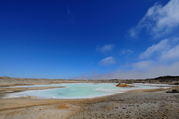 Salt lakes at Diaz point