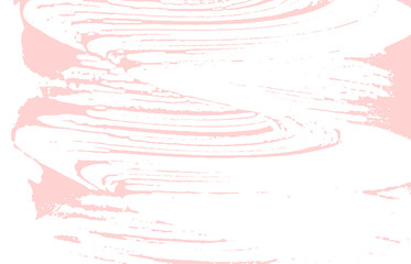 Grunge texture. Distress pink rough trace. Fancy b