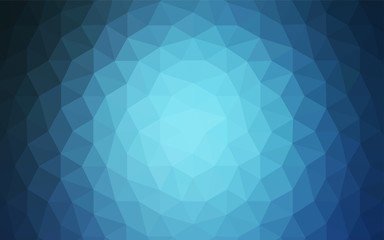 Obraz premium Light BLUE vector shining triangular cover.