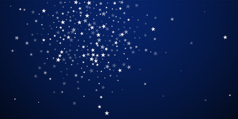 Random falling stars Christmas background. Subtle 