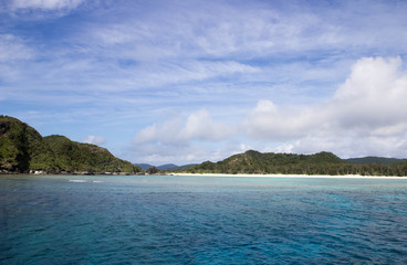 Tropical islands off the coast of Okinawa, Japan