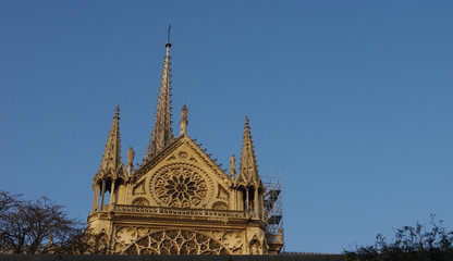 Le clocher de Notre-Dame de Paris