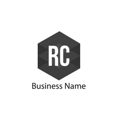 Initial Letter RC Logo Template Design