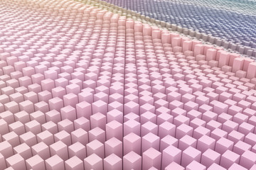 Geometric structure blocks. For graphic design or background shape composition.