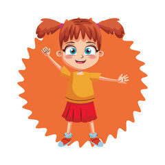 Girl children cartoon