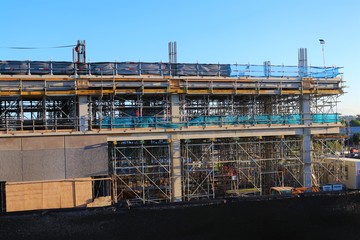 Fototapeta premium architect building skeleton