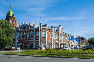 Traces of old Barnaul. The City Of Barnaul. Altai territory.