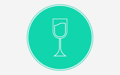 Wine vector icon sign symbol