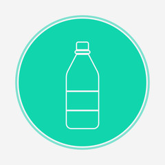 Water bottle vector icon sign symbol