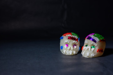Small sugar skulls