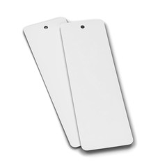 Blank bookmark mockup