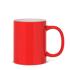 Blank mug for hot drinks