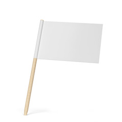 Blank toothpick flag