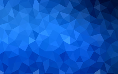 Dark Green, Yellow vector abstract polygonal background.