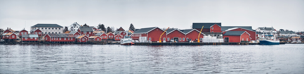 Fototapeta na wymiar Reine fishing village, Norway